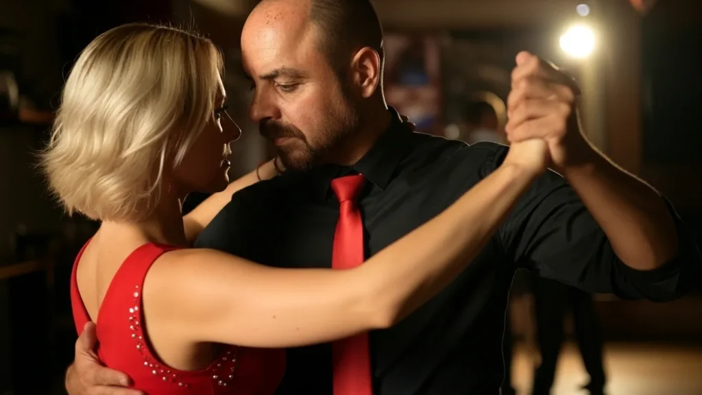 Representación de la Casa 3 en astrología: pareja bailando tango