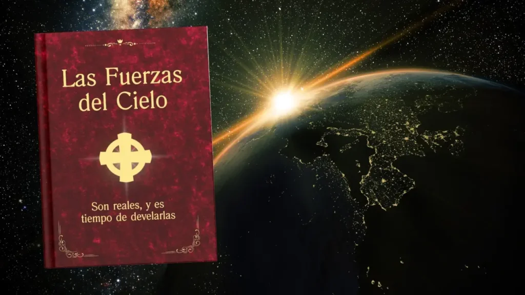 Ilustración de astrología mundial mostrando el cielo como reloj del tiempo